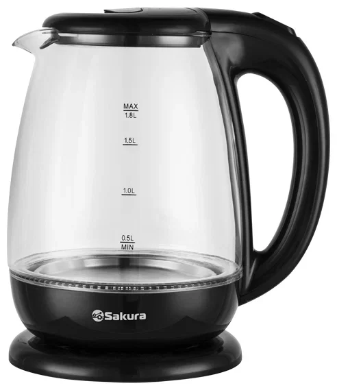 Чайник электрический Sakura SA-2723WG 1.8 л, стекл подсв