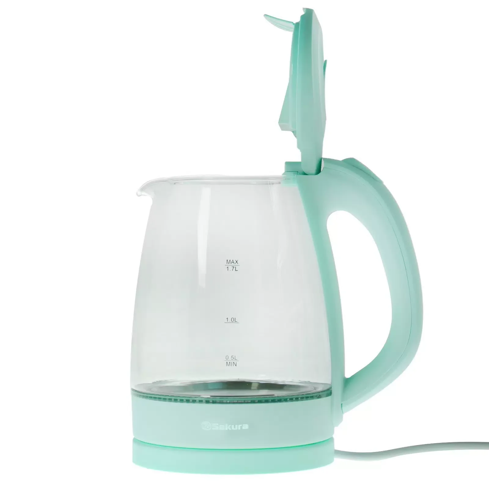 Чайник электрический Sakura SA-2733W белый, 1,7 л., 2200 Вт