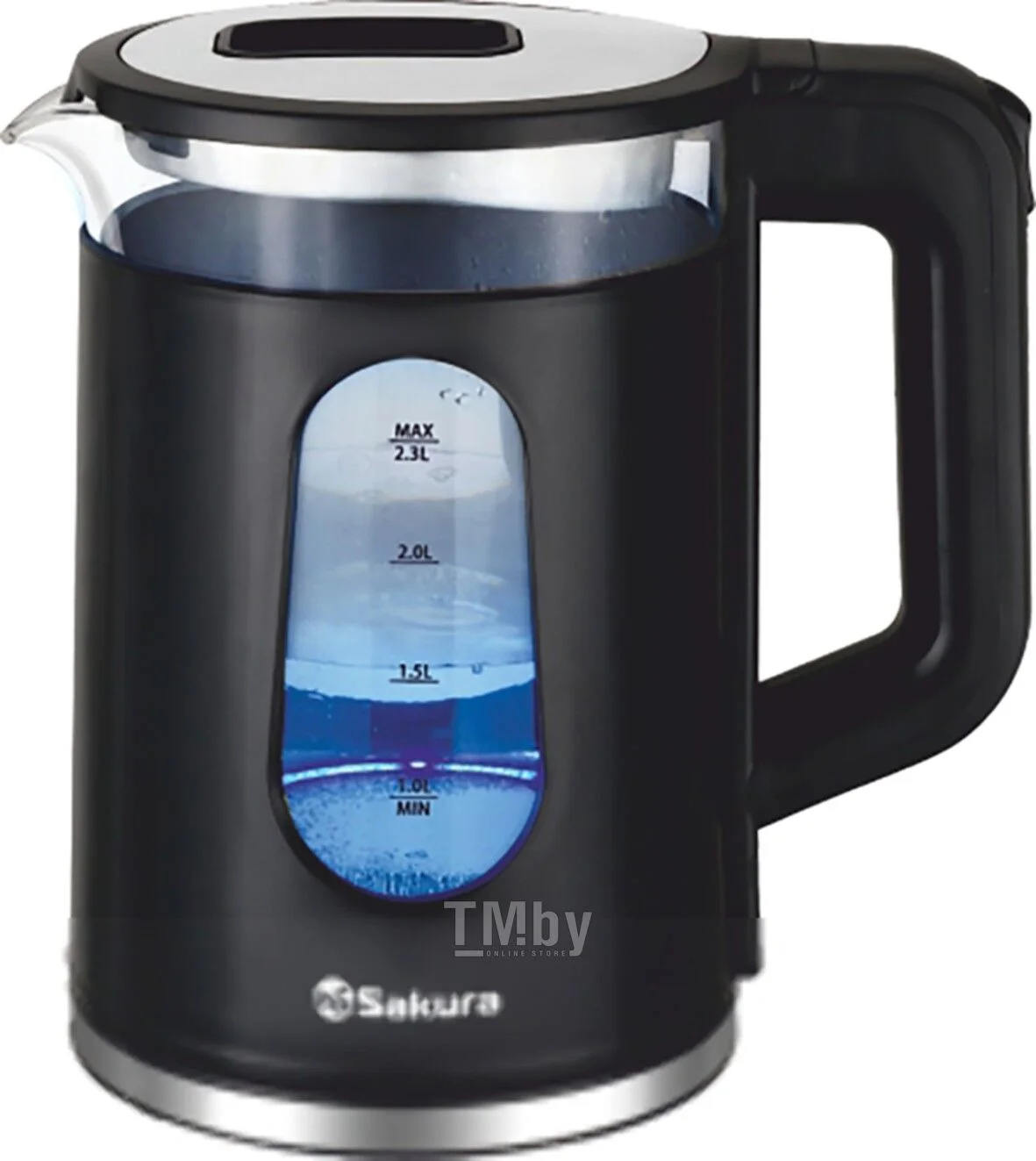 Чайник электрический Sakura SA-2735BK черный, 2,3 л., 1800 Вт
