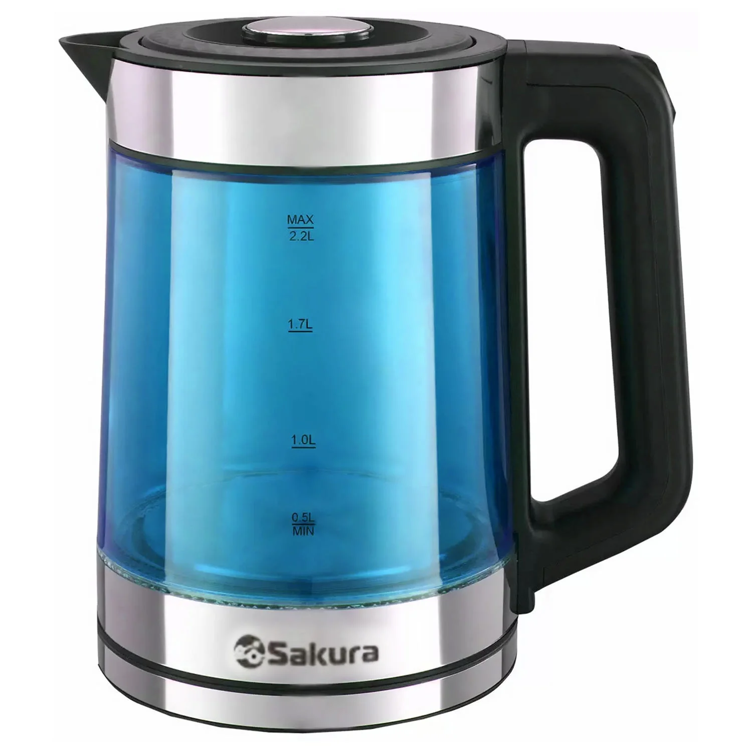 Чайник электрический SAKURA SA-2746BL 2л голубой