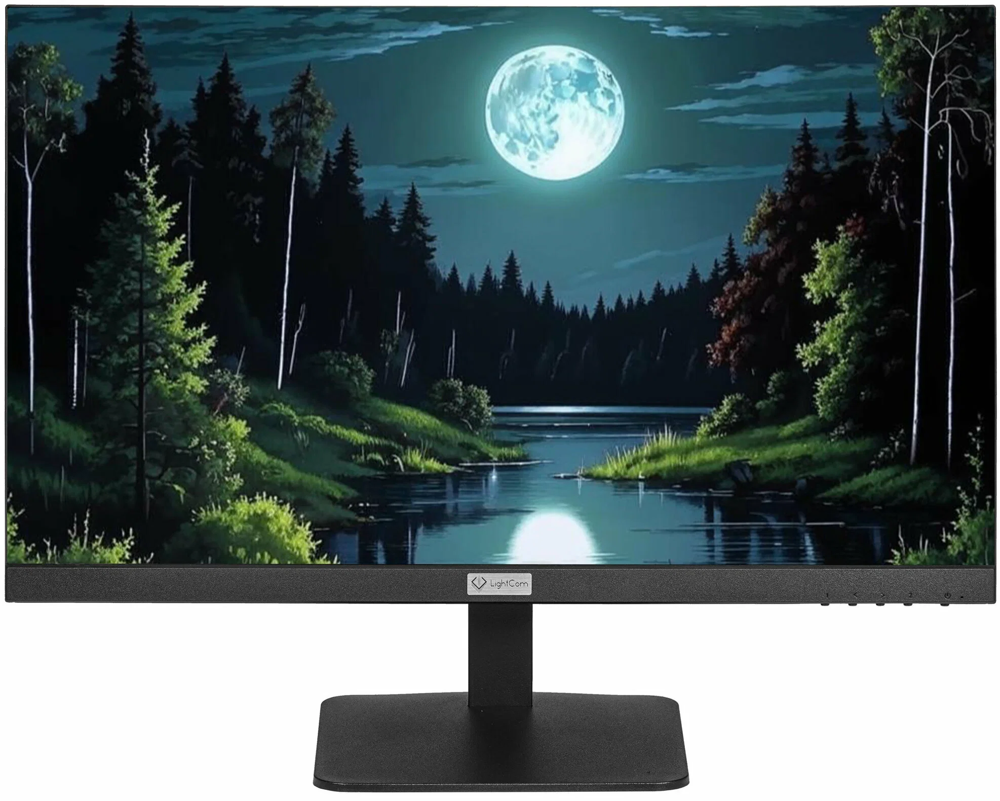 Монитор Lightcom 23.8" V-Plus черный IPS 4ms 16:9 HDMI M/M матовая HAS Piv 350cd 178гр/178гр 1920x1080 100Hz DP FHD USB 2.66кг (RUS)