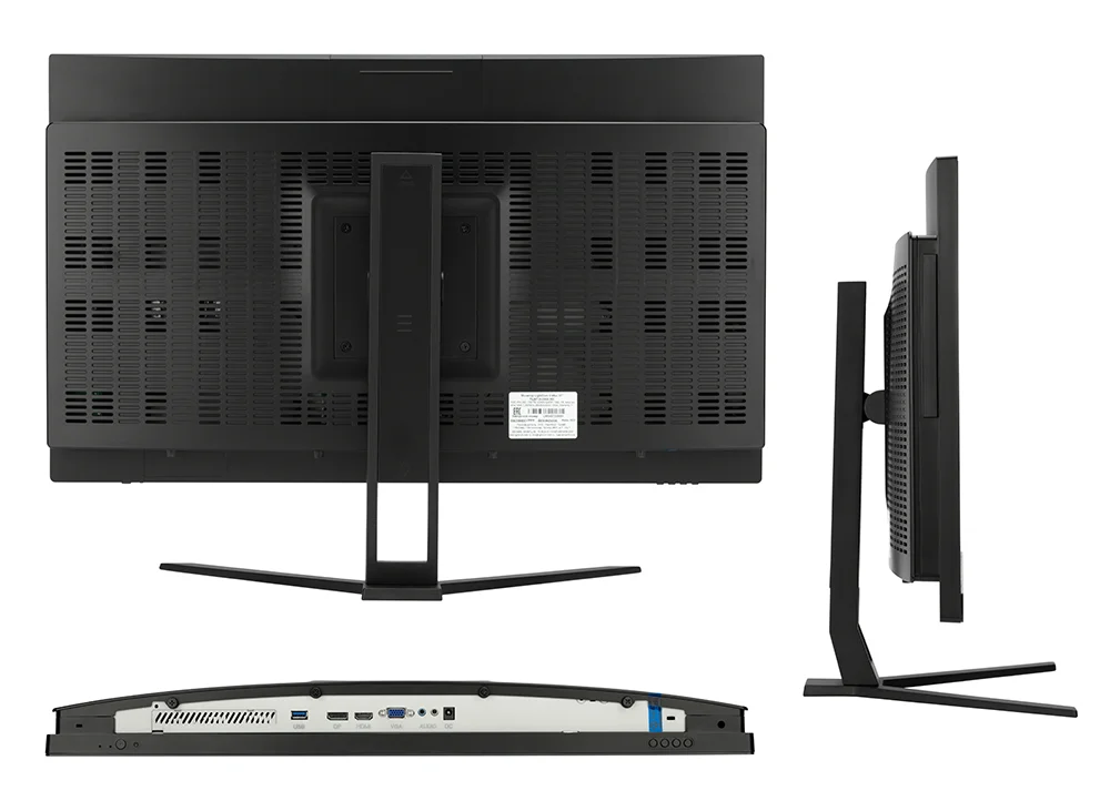 Монитор Lightcom 27" V-Max ПЦВТ.852859.300 черный IPS 4ms 16:9 DVI HDMI M/M Cam матовая HAS 300cd 178гр/178гр 1920x1080 75Hz VGA DP QHD USB 7.45кг (RU