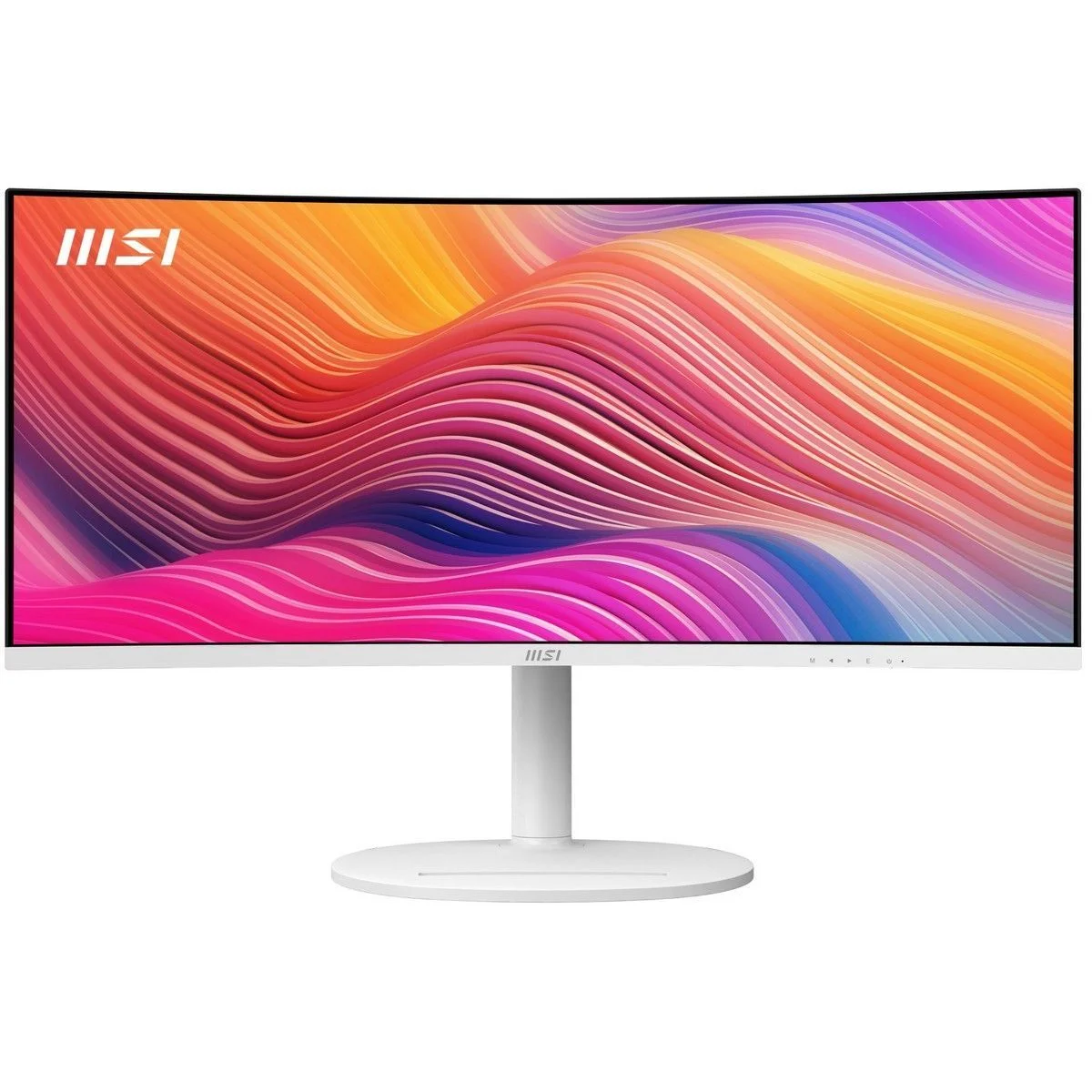 Монитор MSI 34" Modern MD342CQPW белый VA LED 21:9 HDMI M/M матовая HAS Piv 3500:1 300cd 178гр/178гр 3440x1440 120Hz DP UW USB 8.05кг