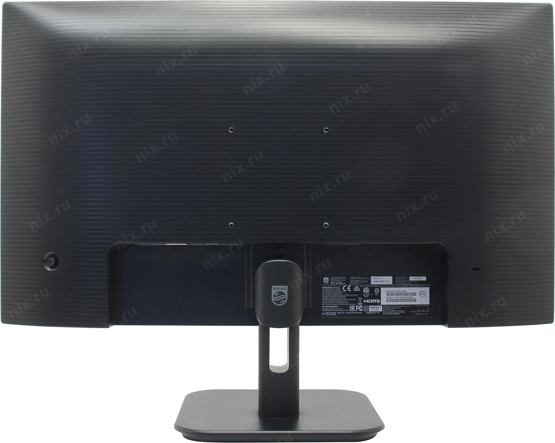 Монитор Philips 27" E Line 27E1N1100D черный IPS LED 16:9 DVI HDMI матовая 250cd 178гр/178гр 1920x1080 100Hz VGA FHD 3.99кг