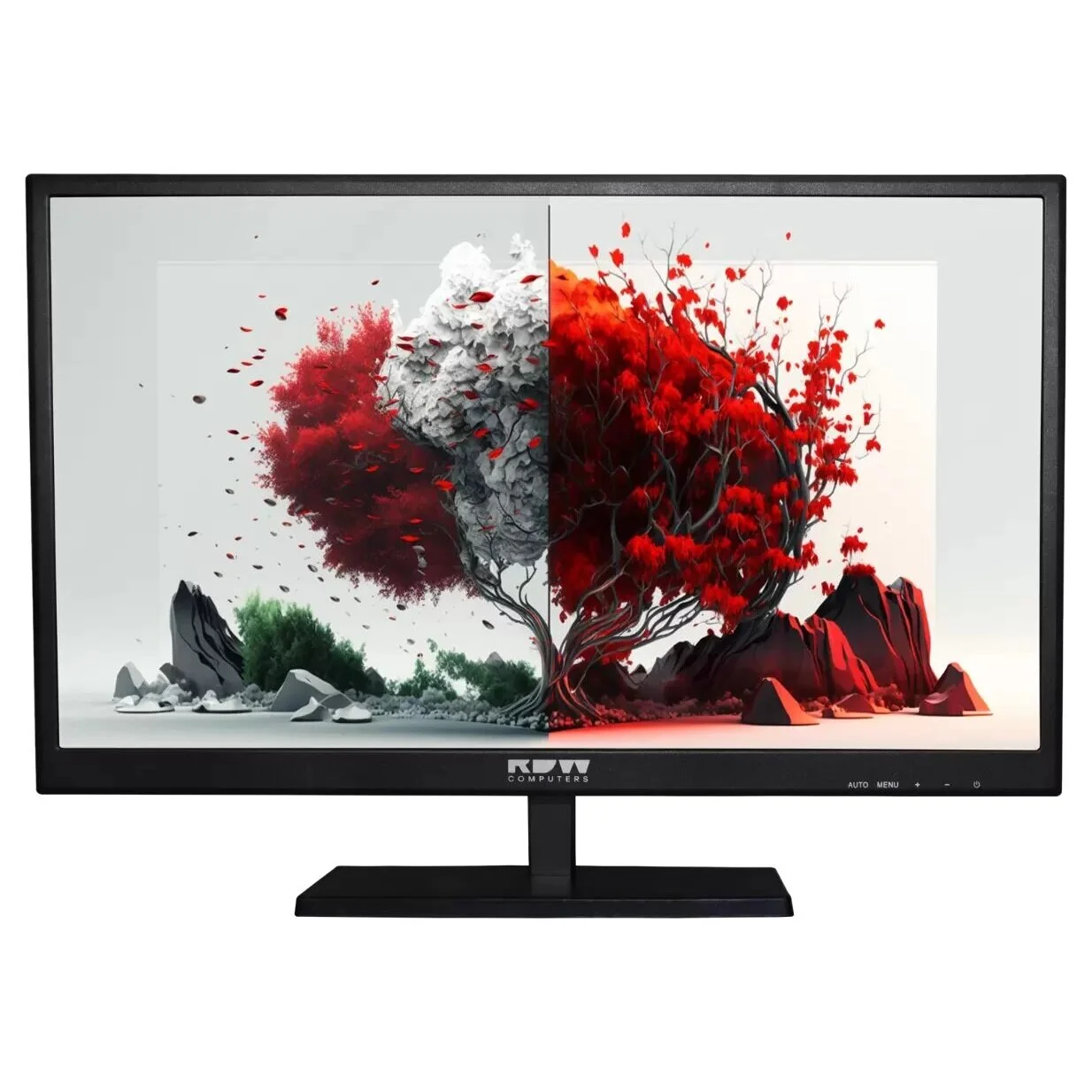 Монитор RDW Computers 23.8" RDW2401K черный IPS 4ms 16:9 HDMI M/M матовая HAS Piv 1200:1 300cd 178гр/178гр 1920x1080 100Hz VGA DP FHD 1.7кг (RUS)