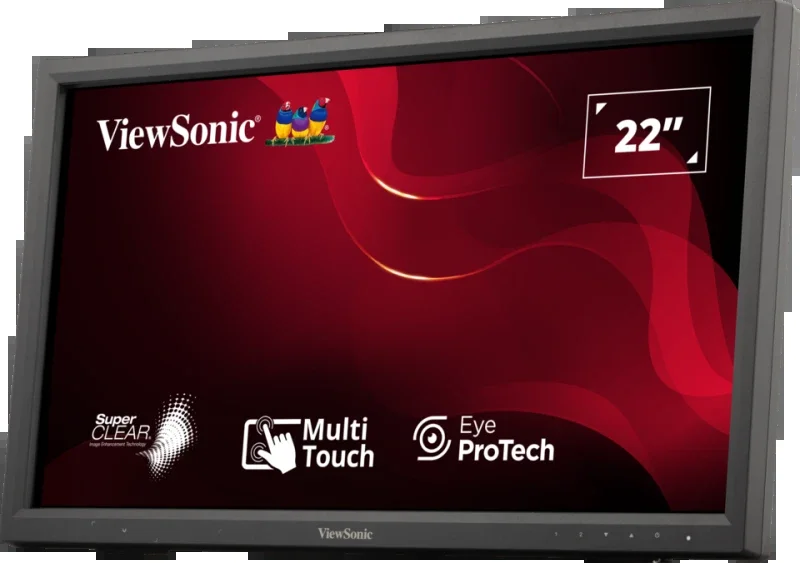 Монитор ViewSonic 21.5" TD2223 черный VA LED 16:9 DVI HDMI M/M глянцевая 250cd 170гр/160гр 1920x1080 75Hz VGA FHD USB Touch 4.5кг