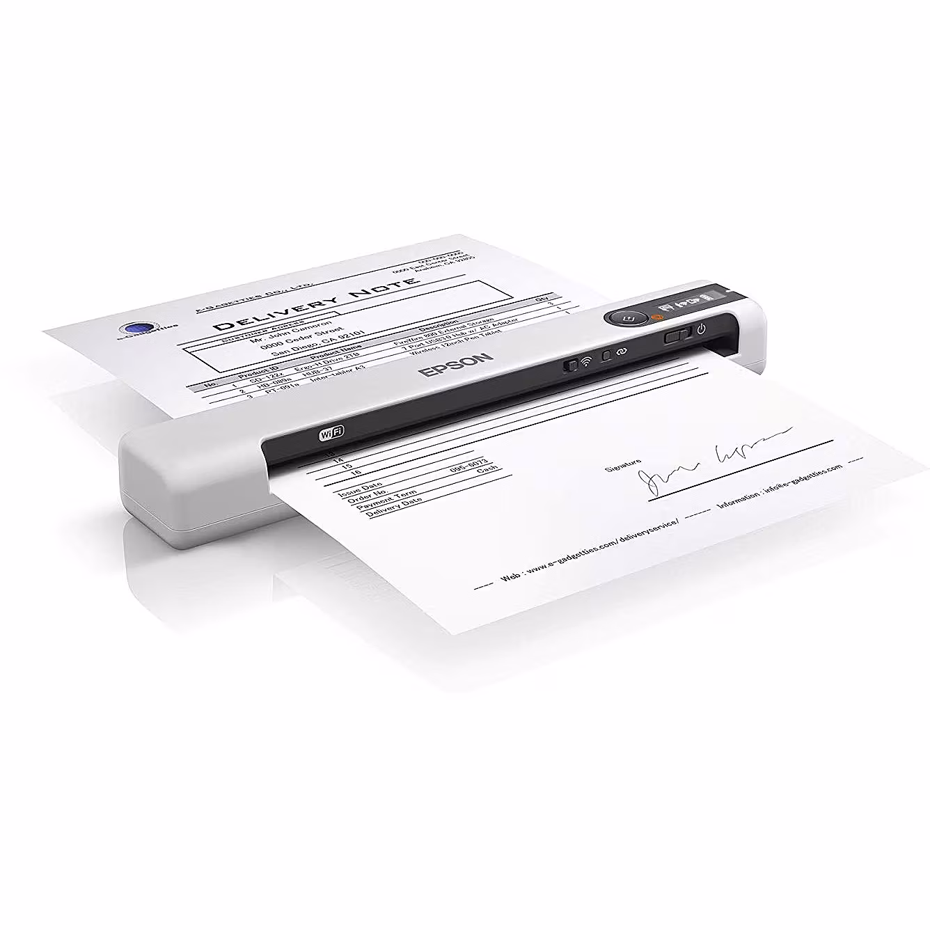 Сканер Epson WorkForce DS-80W (B11B253402) A4