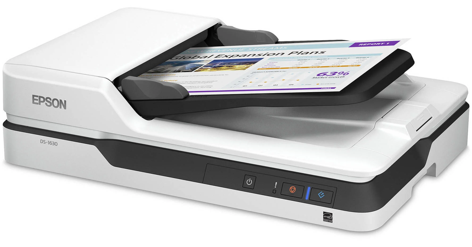 Сканер планшетный Epson WorkForce DS-1630 (B11B239402/401/507) A4
