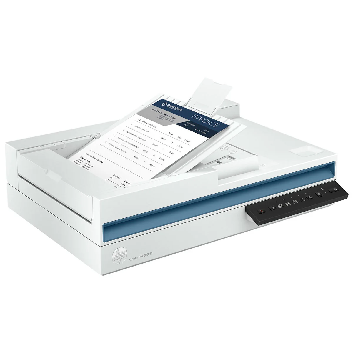 Сканер планшетный HP ScanJet Pro 2600 f1 (20G05A) A4 белый