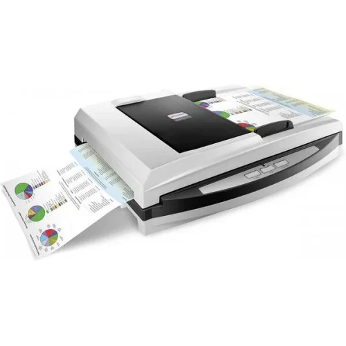 Сканер планшетный/протяжный Plustek SmartOffice PL4080 (0283TS) A4 белый