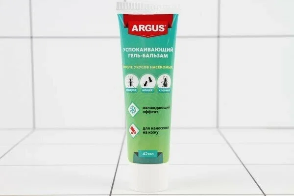 VETTA ARGUS Гель-бальзам после укусов комаров с ментолом, 50мл