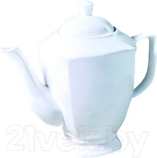 118-122 Чайник заварочный 1300мл BIANCO в под.уп.(х8)Фарфор