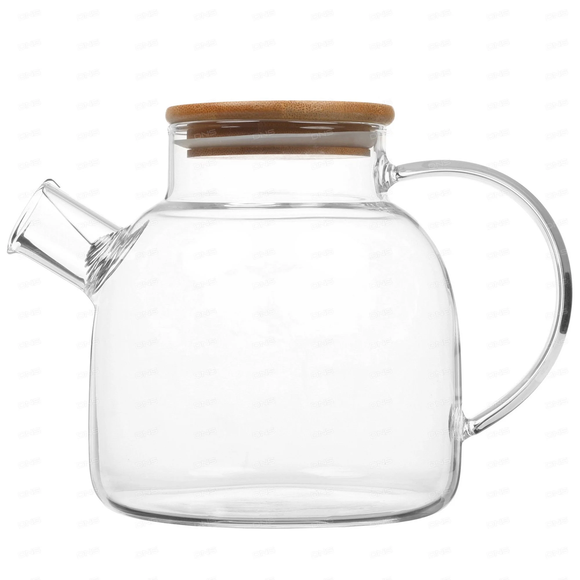 139-064 Чайник заварочный 1000мл. в под.уп.(х18)Стекло