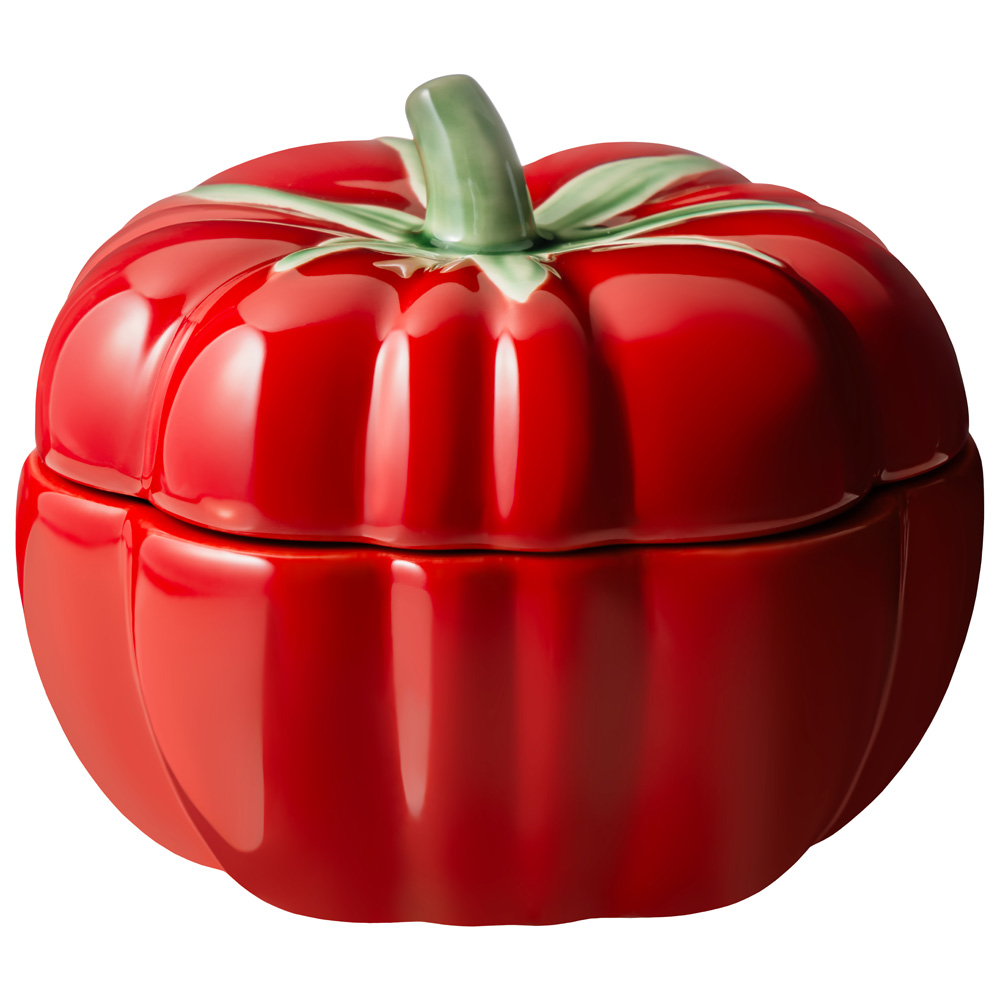 ГОРШОЧЕК ДЛЯ ЗАПЕКАНИЯ LEFARD "TOMATO" С КРЫШКОЙ 450 МЛ