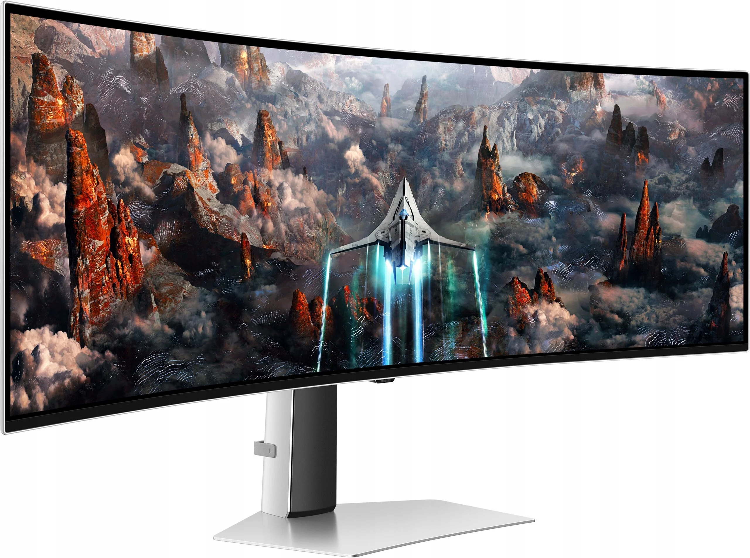 Монитор 49" Samsung Odyssey OLED G9 S49DG932SIXCI OLED 5120x1440, 240 Гц, 0.03 мс, 32:9, 250 кд/м², 1xHDMI, 1xDP, 2xUSB-C, 1x3.5 мм, изогнутый R1800,