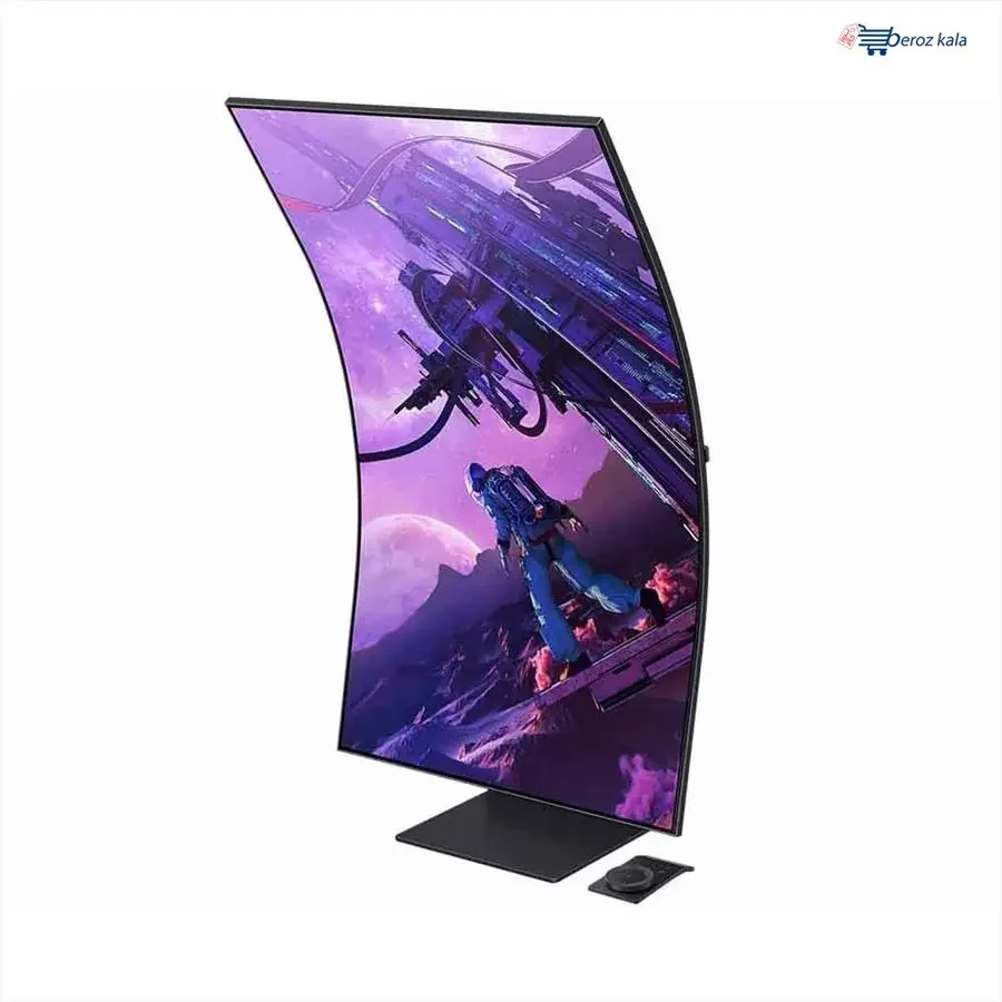 Монитор 55" Samsung Odyssey Ark S55CG97WNI VA 3840x2160, 165 Гц, 1 мс, 16:9, 600 кд/м2, 3xHDMI, 1хDP, 1хEthernet, 1x3.5 мм, 2хUSB, изогнутый, черный