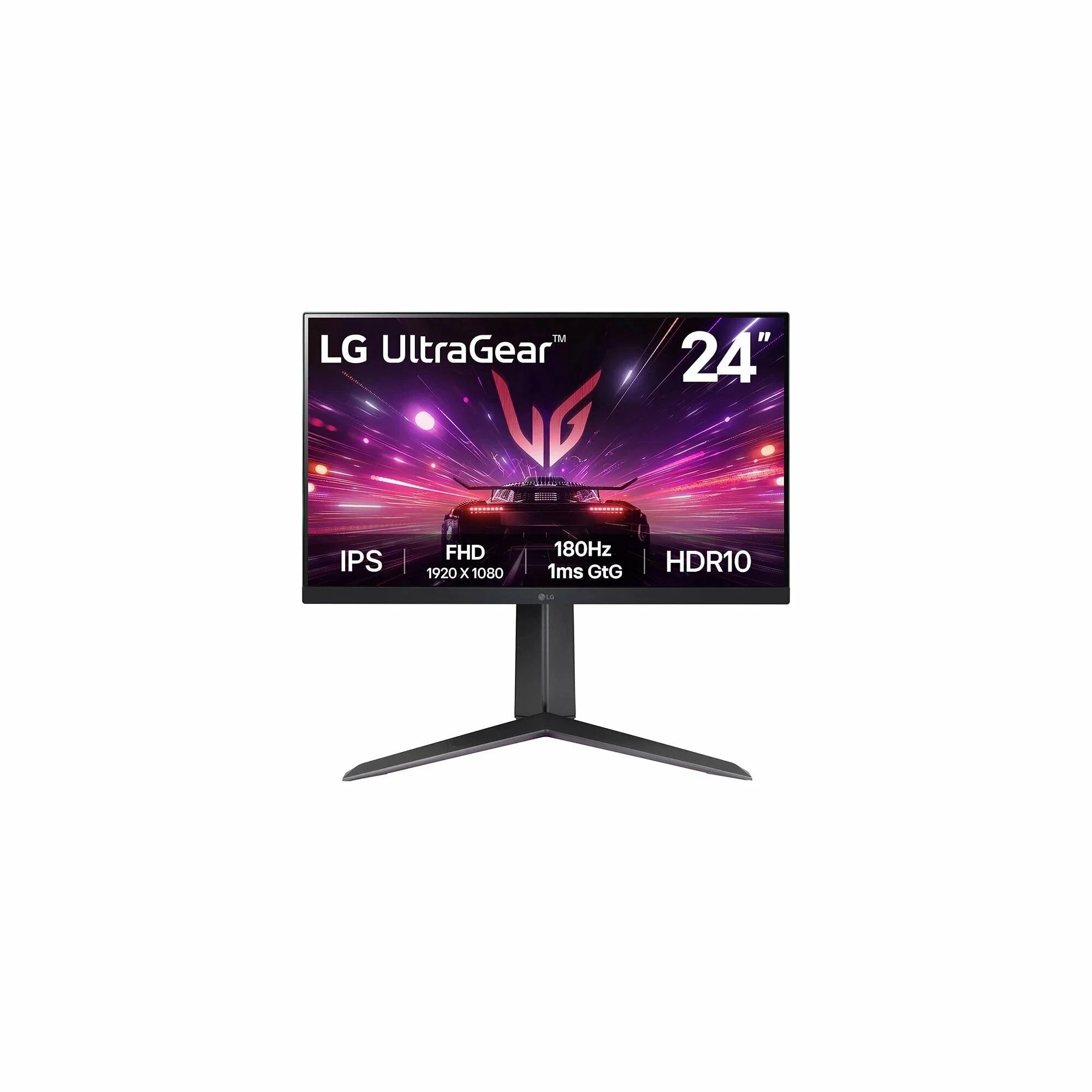 Монитор 23.8" LG UltraWide 24GS65F-B IPS 1920x1080, 180 Гц, 1 мс, 16:9, 300 кд/м2, 1xHDMI, 1хDP, 1x3.5 мм, черный