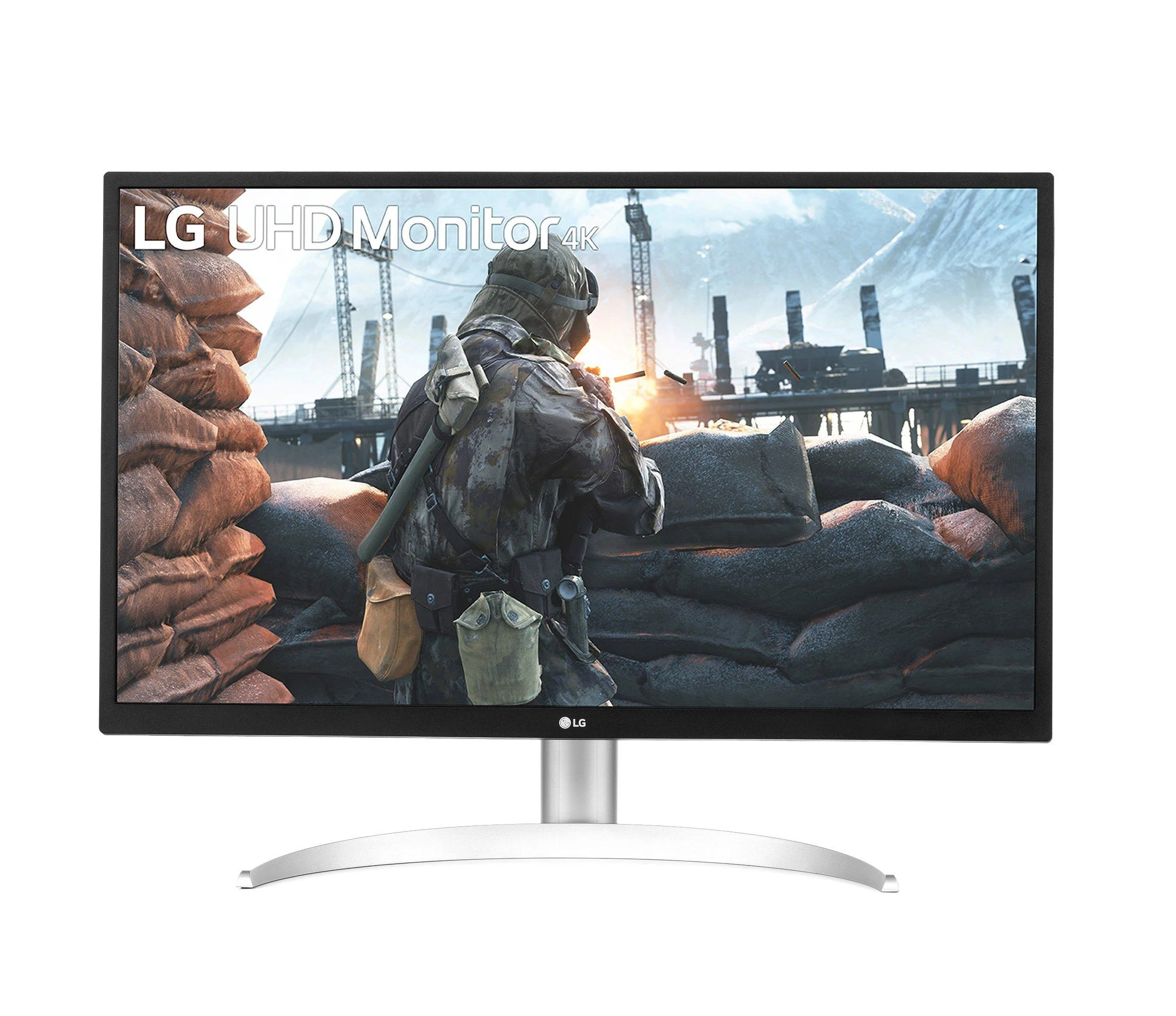 Монитор 27" LG UltraFine 27UP650-W IPS 3840x2160, 60 Гц, 5 мс, 16:9, 400 кд/м2, 2xHDMI, 1xDP, серебристый