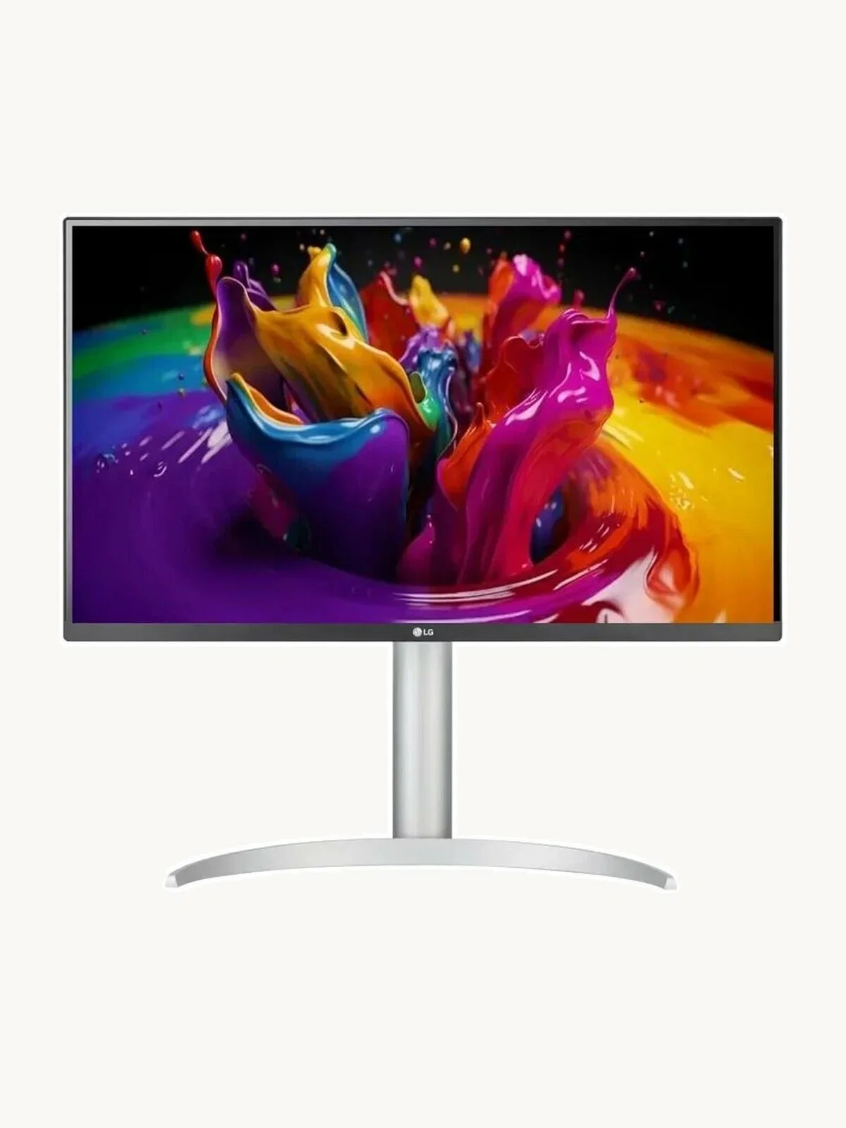 Монитор 27" LG UltraFine 27UP850K-W IPS 3840x2160, 60 Гц, 5 мс, 16:9, 400 кд/м², 2xHDMI 2.0, DP 1.4, USB-C, USB Hub (2x USB 3.0), 3.5 Jack, FreeSync,