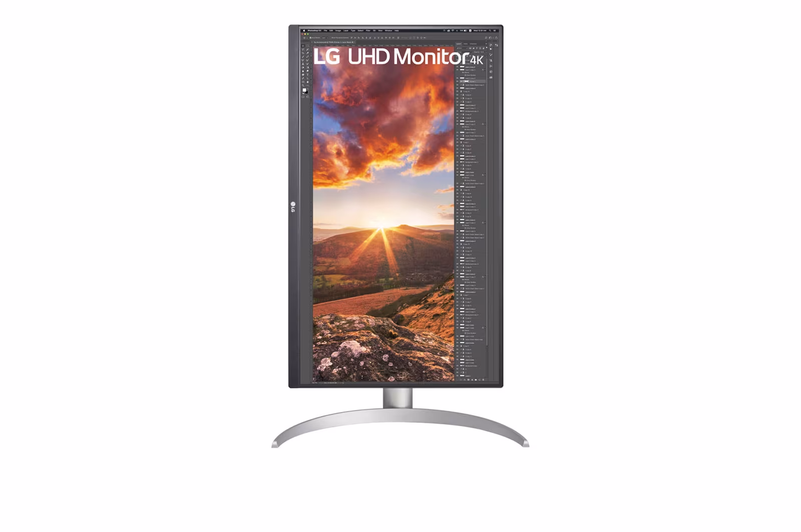 Монитор 27" LG UltraFine 27UP850K-W IPS 3840x2160, 60 Гц, 5 мс, 16:9, 400 кд/м², 2xHDMI 2.0, DP 1.4, USB-C, USB Hub (2x USB 3.0), 3.5 Jack, FreeSync,