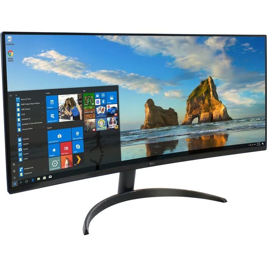 Монитор 34" LG UltraWide 34WR50QK-B VA 3440x1440, 100 Гц, 5 мс, 21:9, 300 кд/м², 2xHDMI, 1xDP, черный