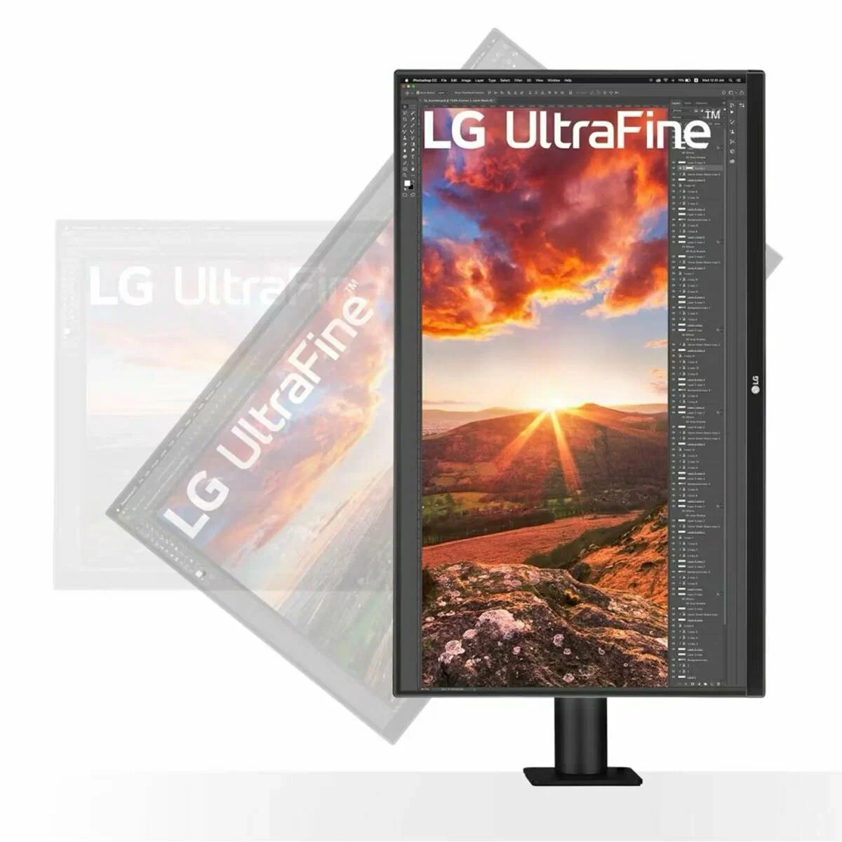 Монитор LG 31.5" 32UN880K-B черный IPS LED 5ms 16:9 HDMI M/M матовая HAS Piv 1000:1 350cd 178гр/178гр 3840x2160 60Hz DP 4K USB 10.3кг