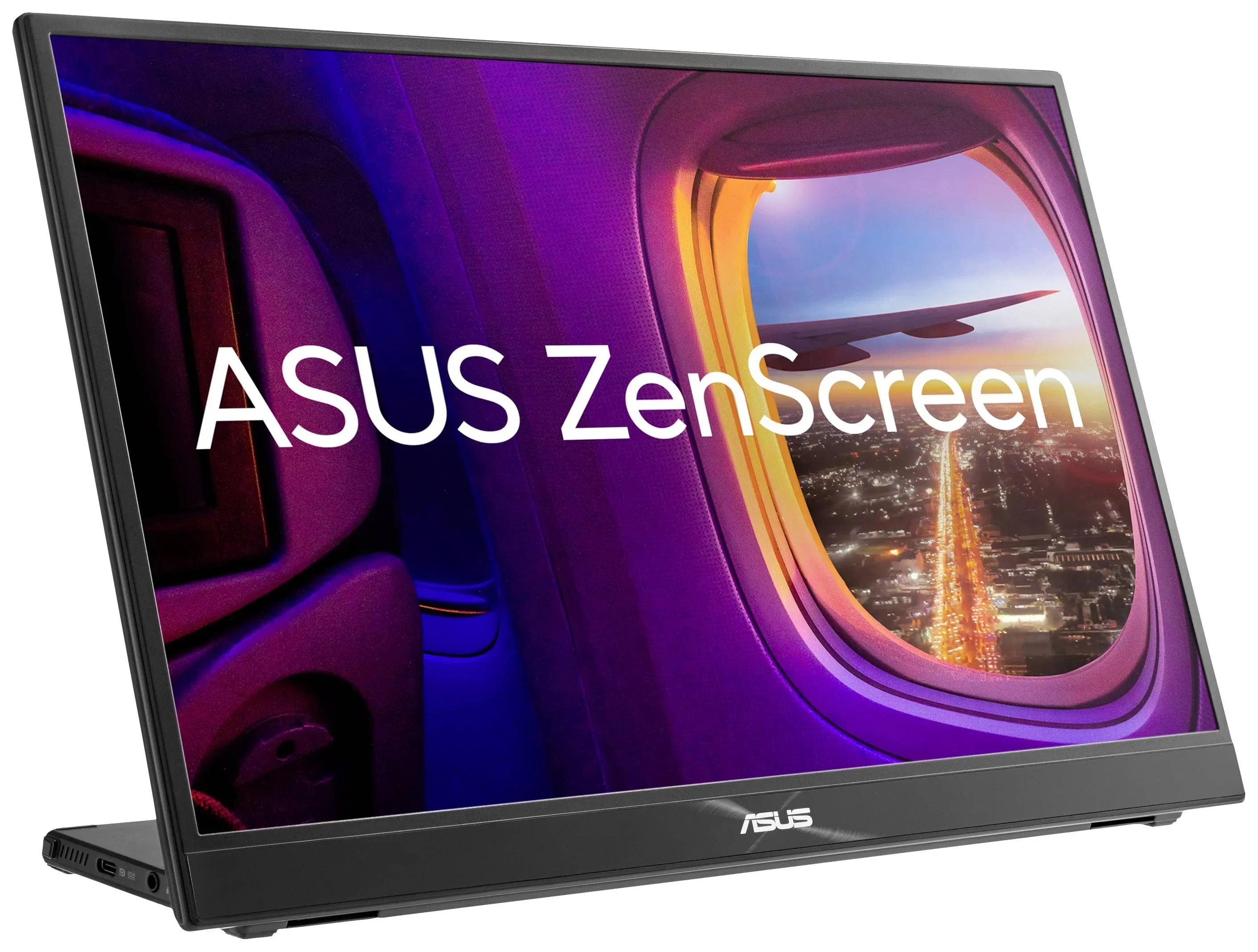 Монитор 15.6" ASUS ZenScreen MB16AHG IPS 1920x1080, 144 Гц, 3 мс, 16:9, 300 кд/м², mini HDMI, USB-C, 3.5 Jack, FreeSync, темно-серый/черный