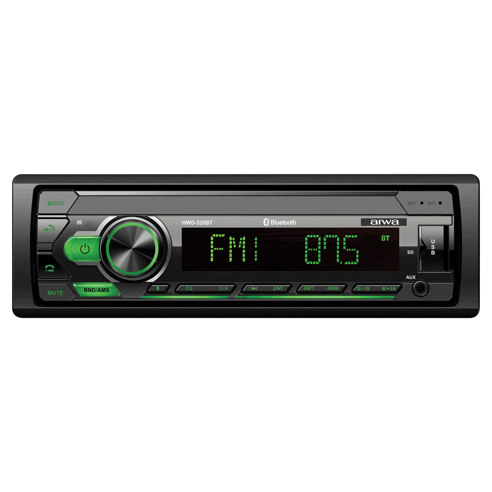 Автомагнитола MP3/WMA AIWA HWD-520BT 4 х 50 Вт,