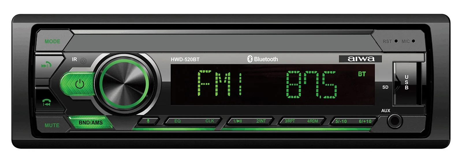 Автомагнитола MP3/WMA AIWA HWD-520BT 4 х 50 Вт,