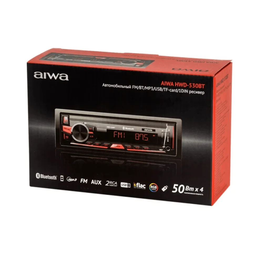 Автомагнитола MP3/WMA AIWA HWD-530BT 4 х 50 Вт