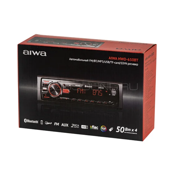 Автомагнитола MP3/WMA AIWA HWD-650BT 4 х 50 Вт