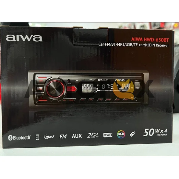 Автомагнитола MP3/WMA AIWA HWD-650BT 4 х 50 Вт