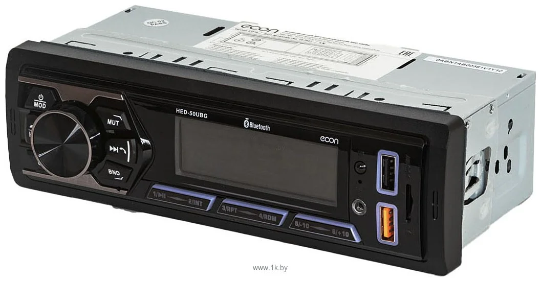 Автомагнитола MP3/WMA ECON HED-50UBG