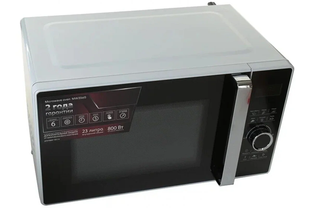 СВЧ печь-соло Pioneer MW356S 800Вт, 23л, сенсор