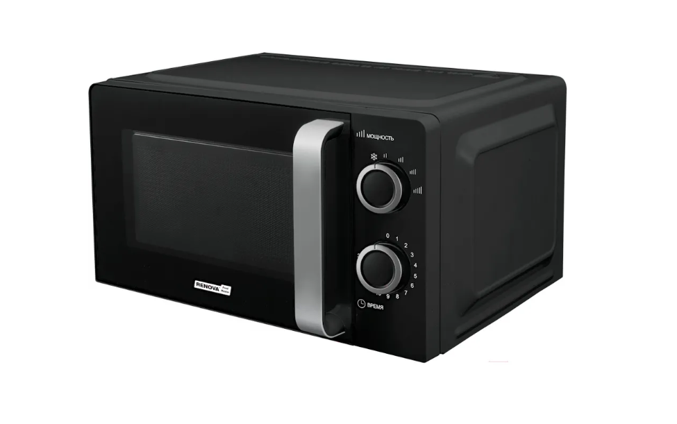 СВЧ печь-соло RENOVA MMS-20B1 черный 700 Вт 20 л механика