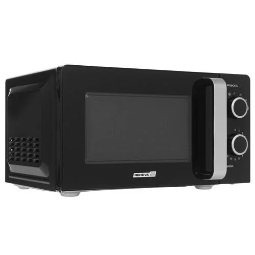 СВЧ печь-соло RENOVA MMS-20B1 черный 700 Вт 20 л механика