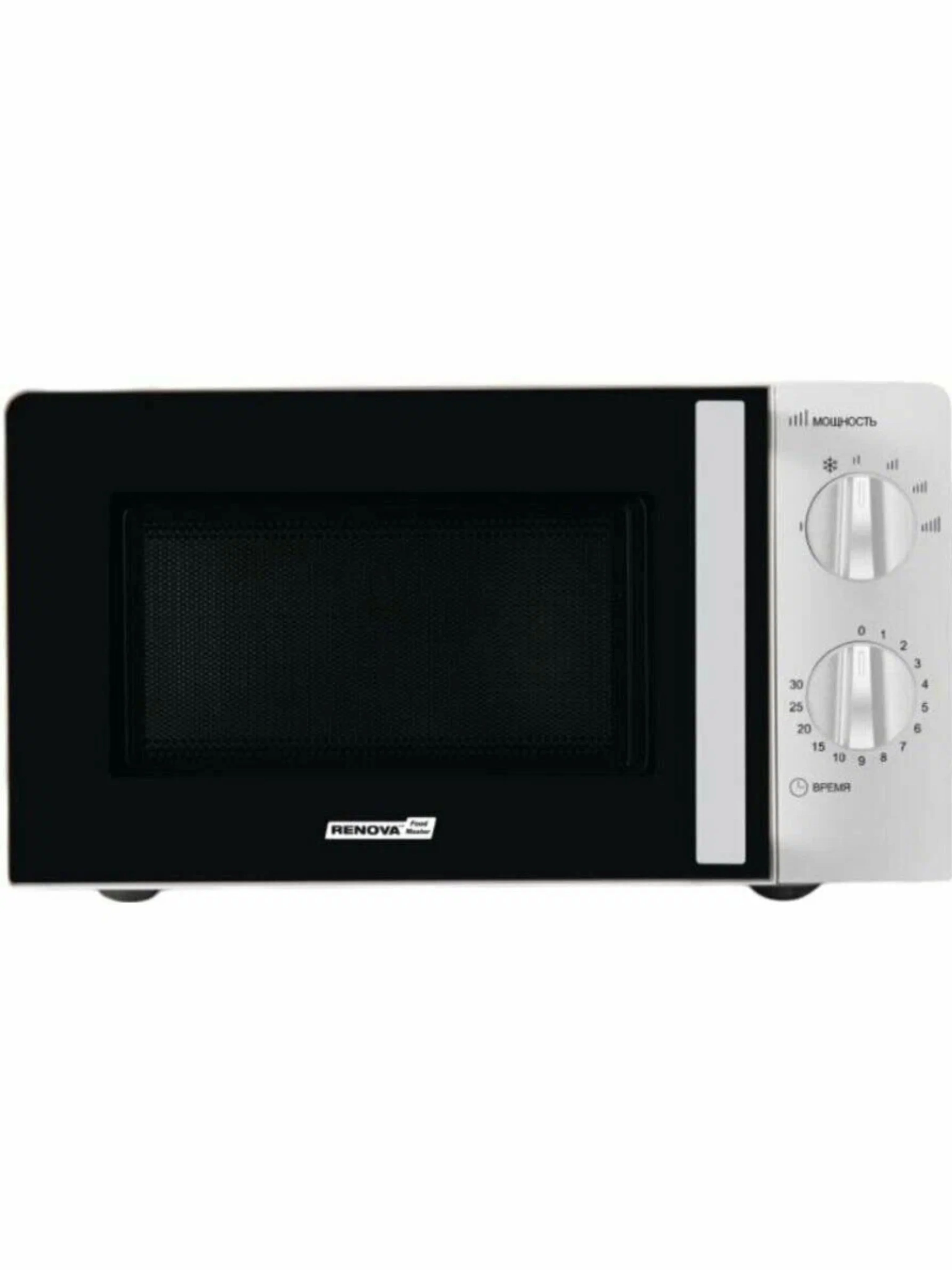 СВЧ печь-соло RENOVA MMS-20W2 бело/черный 700 Вт, 20 л, механика