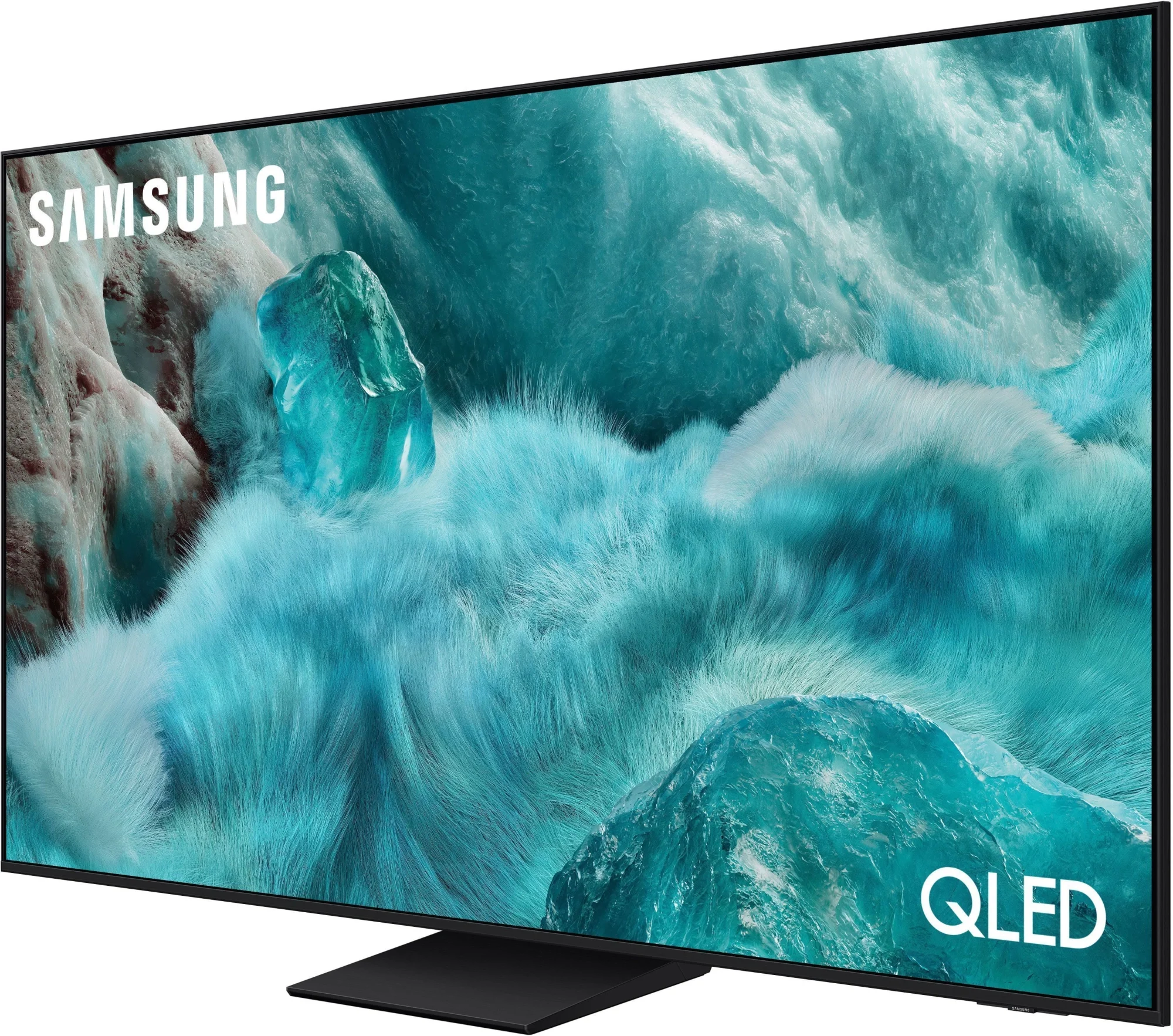 Телевизор Samsung 85" QE85Q7FAAUXRU Q темно-серый QLED 4K UHD 100Hz Smart TV