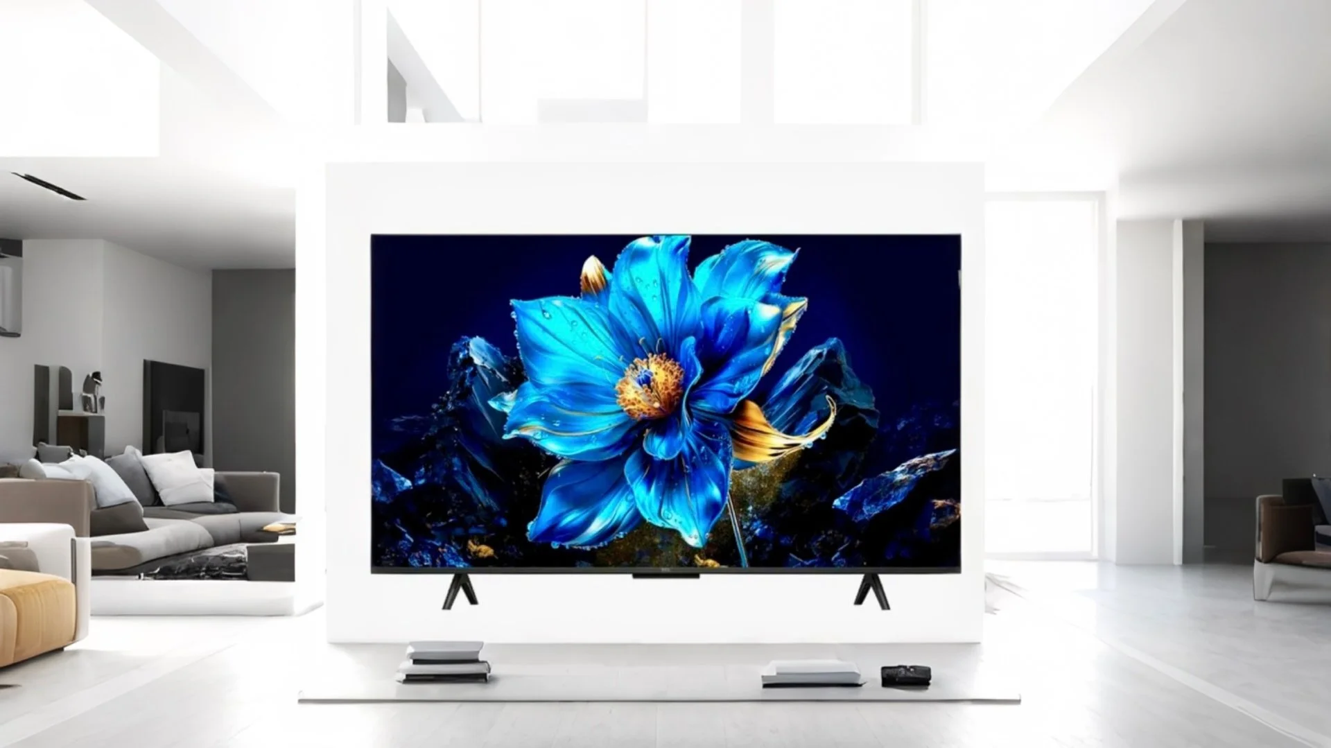 Телевизор TCL 50" 50P7K черный LCD QLED 4K UHD 60Hz Google TV