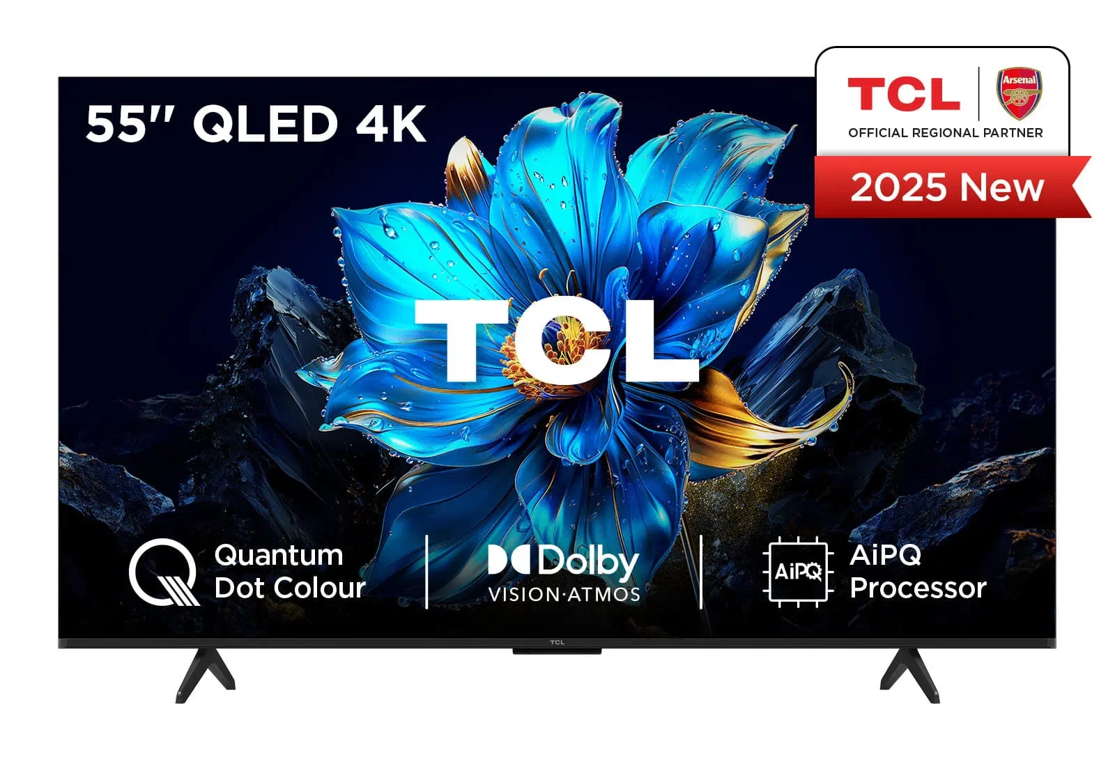 Телевизор TCL 50" 50P7K черный LCD QLED 4K UHD 60Hz Google TV