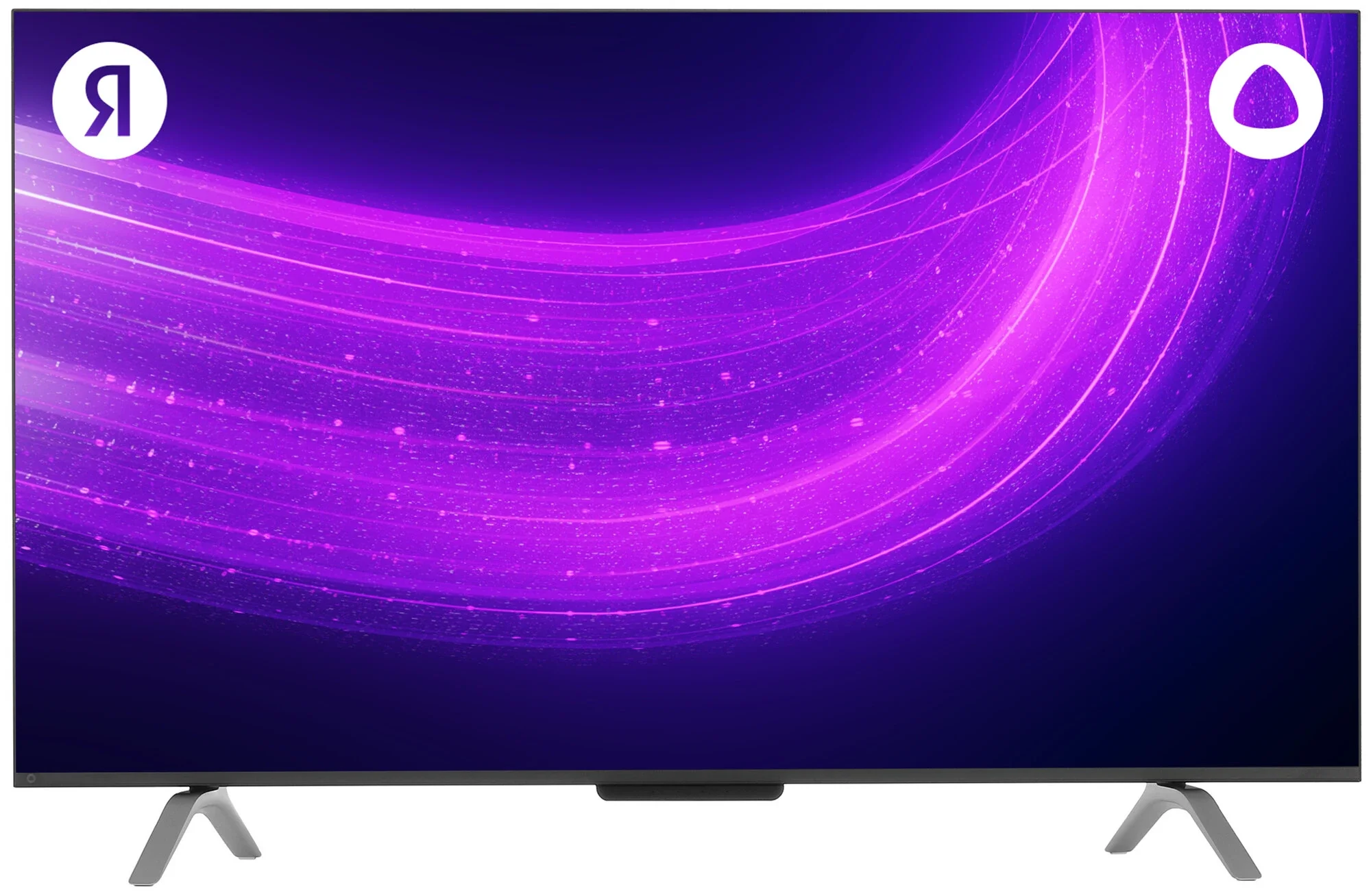 Телевизор Яндекс 55" YNDX-00095 черный QLED UHD 60Hz Алиса