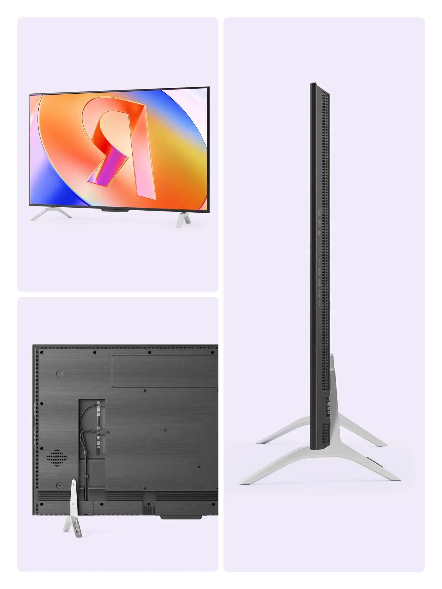 Телевизор Яндекс 55" YNDX-00101 черный QLED UHD 60Hz Алиса