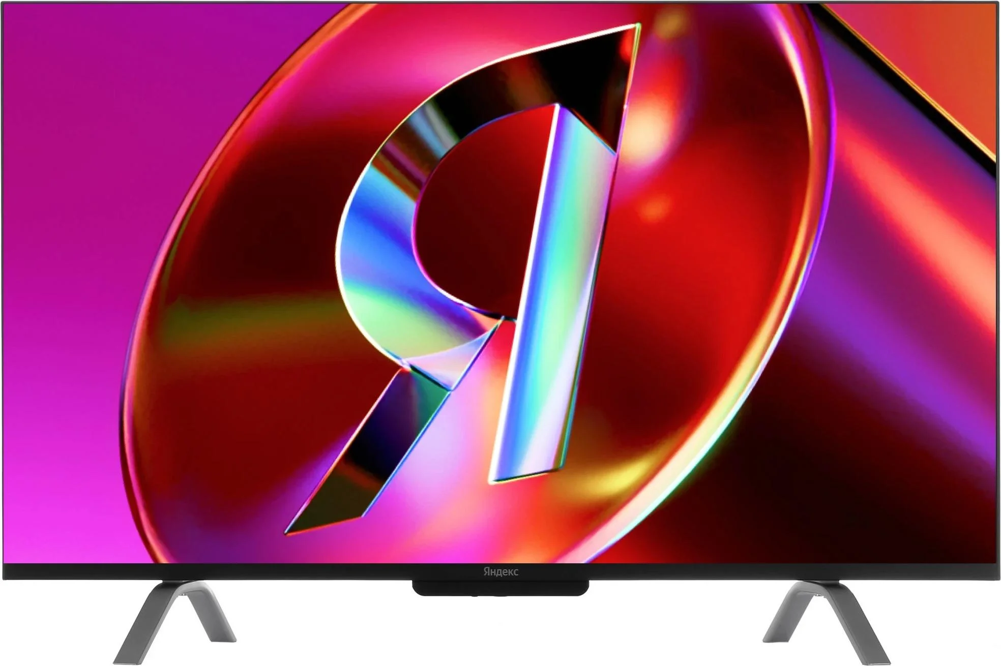 Телевизор Яндекс 65" YNDX-00096 черный QLED UHD 60Hz Алиса
