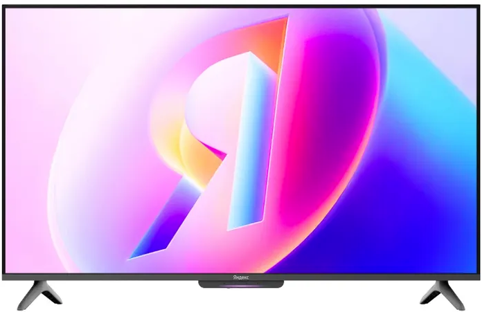 Телевизор Яндекс ТВ 43" Станция Бейсик QLED с Алисой YNDX-00078