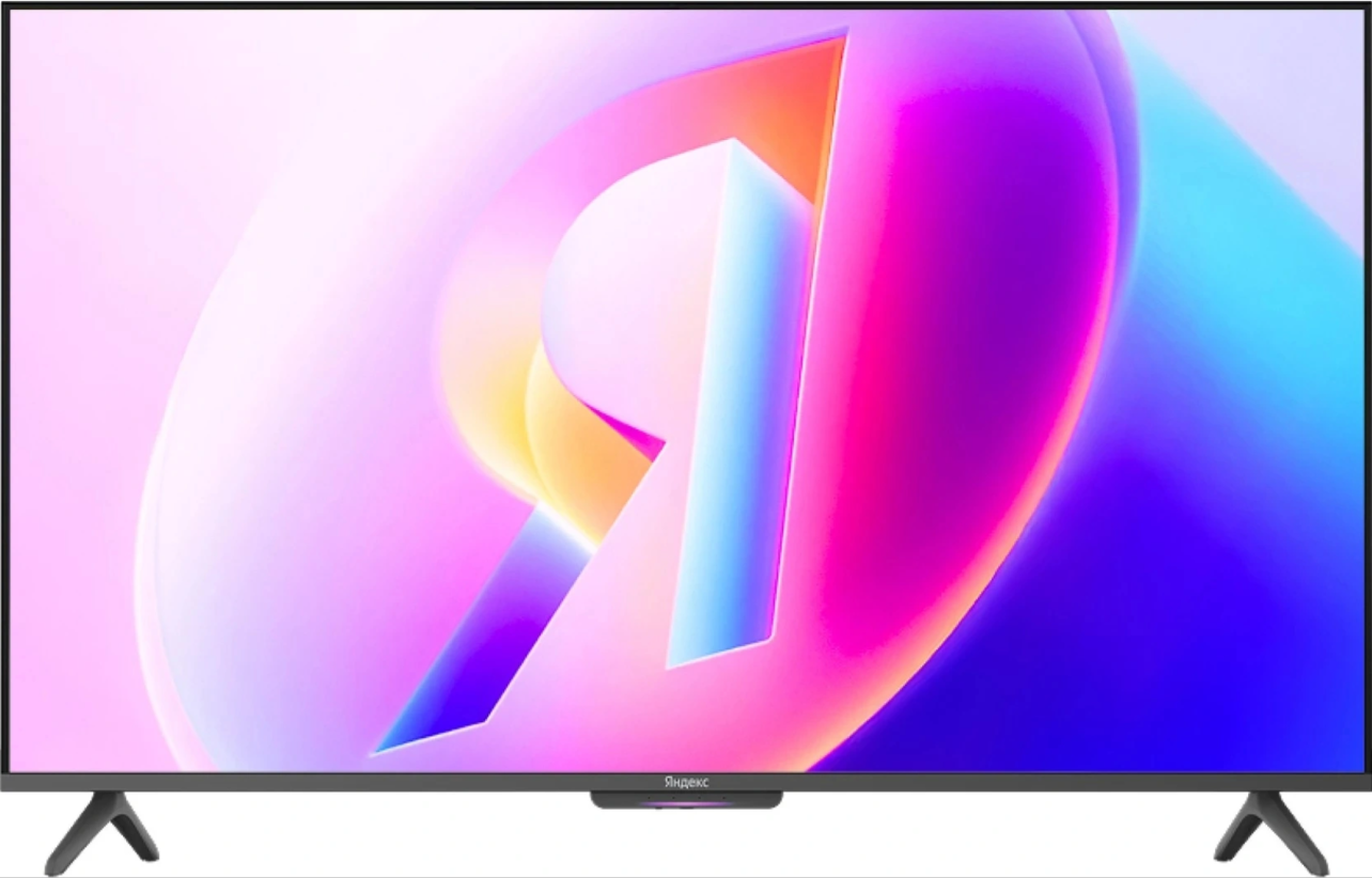Телевизор Яндекс ТВ 55" Станция Бейсик QLED с Алисой YNDX-00080