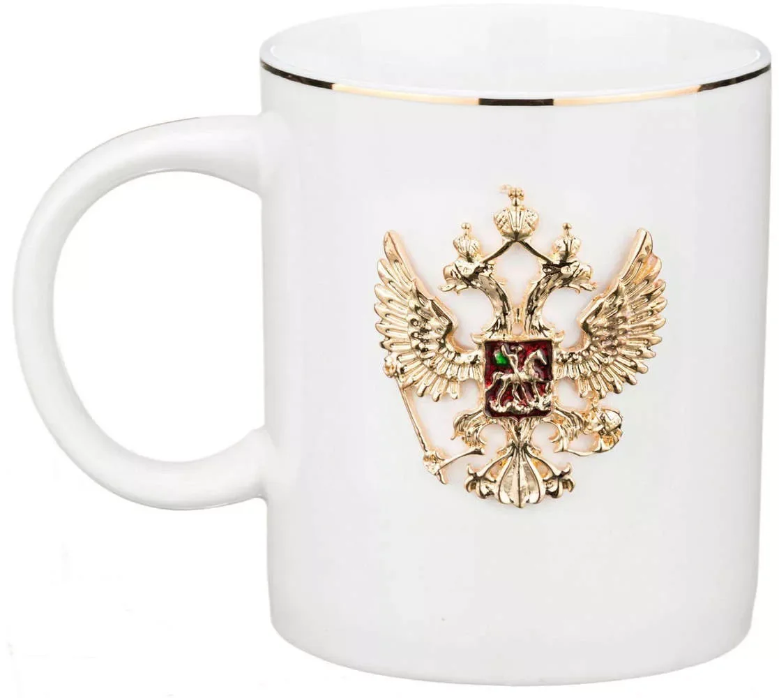 КРУЖКА LEFARD "ГЕРБ" 350 МЛ (КОР=36ШТ.)