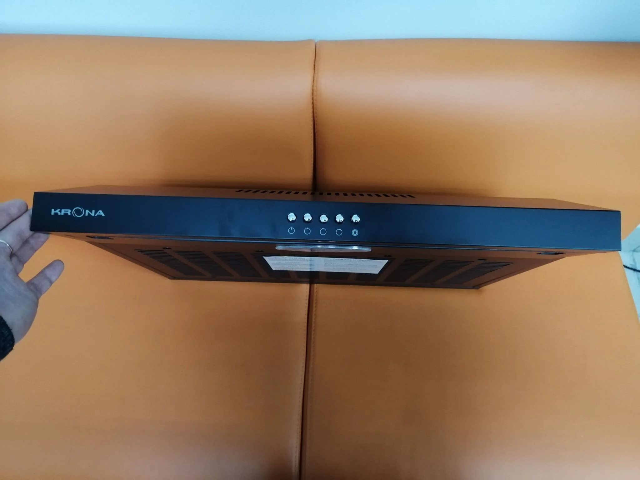 Вытяжка Krona ERMINA 600 black PB