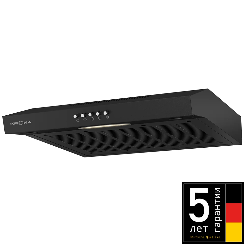 Вытяжка Krona ERMINA 600 black PB