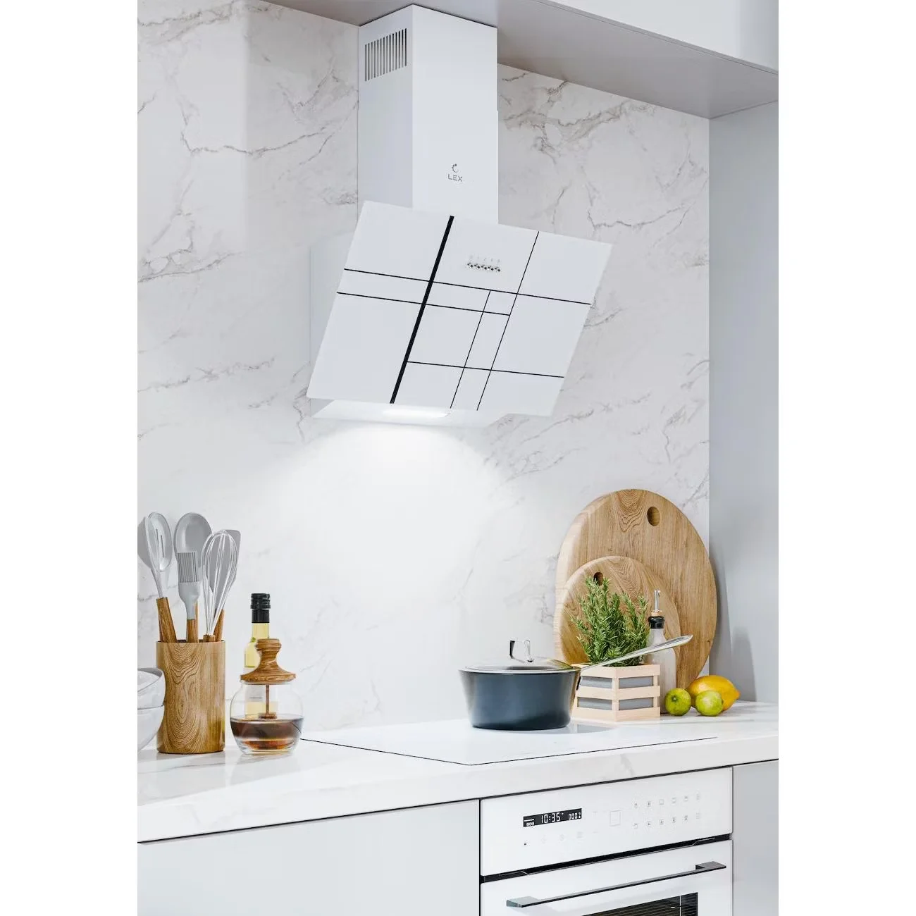 Вытяжка LEX Moza 600 White