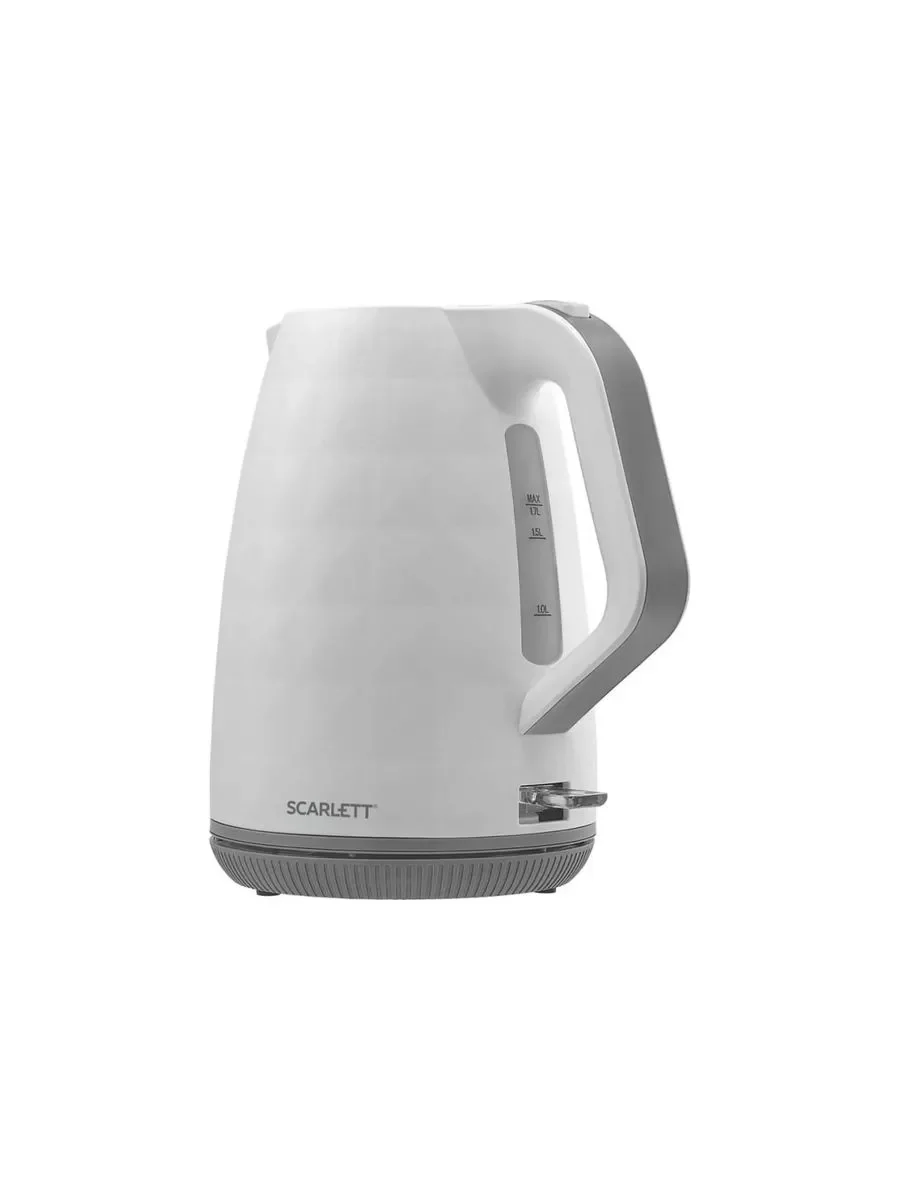 Чайник электрический Scarlett SC-EK18P49 1.7 л, 2200 Вт, белый/серый (корпус: пластик)